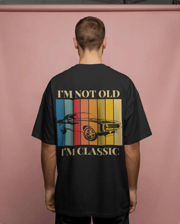 Retro Classic Unisex Oversized Classic T-Shirt